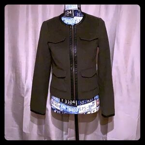 The Limited jacket as emu green